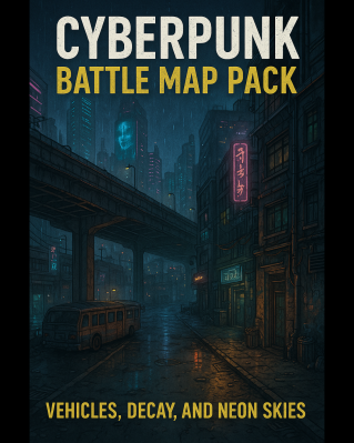 Cyberpunk Battle Map Pack