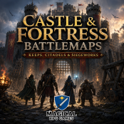 Castle & Fortress Battlemaps: Keeps, Citadels, & Siegeworks Castle & Fortress Battlemaps: Keeps, Citadels, & Siegeworks