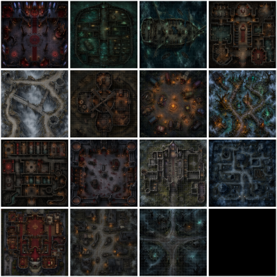 The Vampire Lords Domain - Gothic Battlemaps